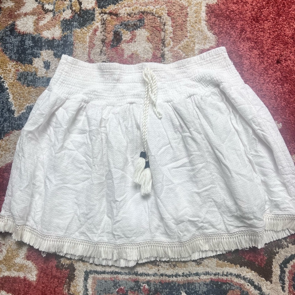 Zara Bohemian white skirt